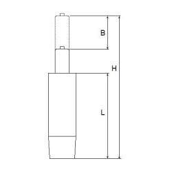 Podnośnik pneumatyczny, siłownik pneumatyczny do krzesła obrotowego