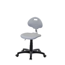 Krzesło obrotowe poliuretan popiel wspornik Axio Kpu01w-A1 kółka