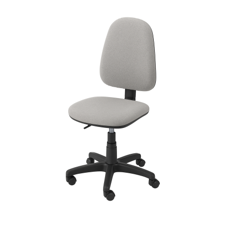 Krzesło obrotowe tapicerowane tkaniną szare Axio KTT01-A1 kółka