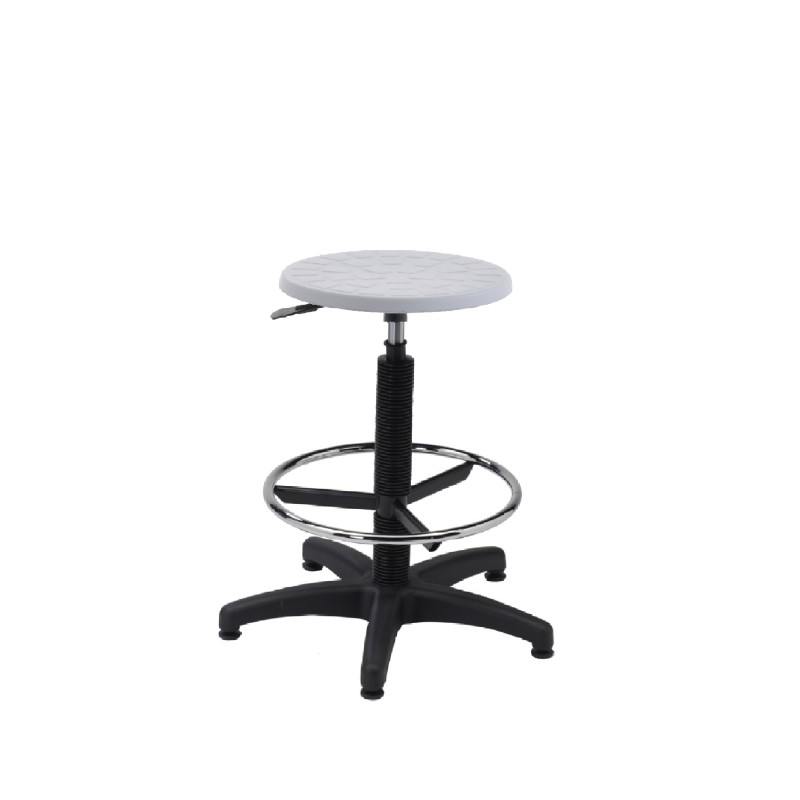 Taboret laboratoryjny z podnóżkiem - TPU01-A2