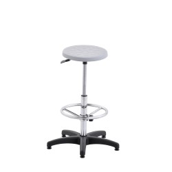 Taboret laboratoryjny z podnóżkiem - TPU01-A3