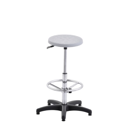 Taboret laboratoryjny z podnóżkiem - TPU01-A3