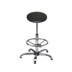 Taboret laboratoryjny z podnóżkiem - TPU01-C3