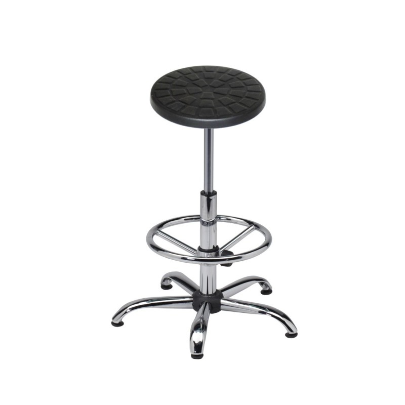 Taboret laboratoryjny z podnóżkiem - TPU01-C3
