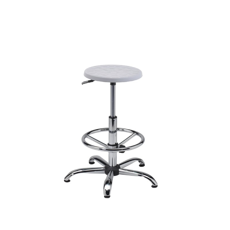Taboret laboratoryjny z podnóżkiem - TPU01-C3