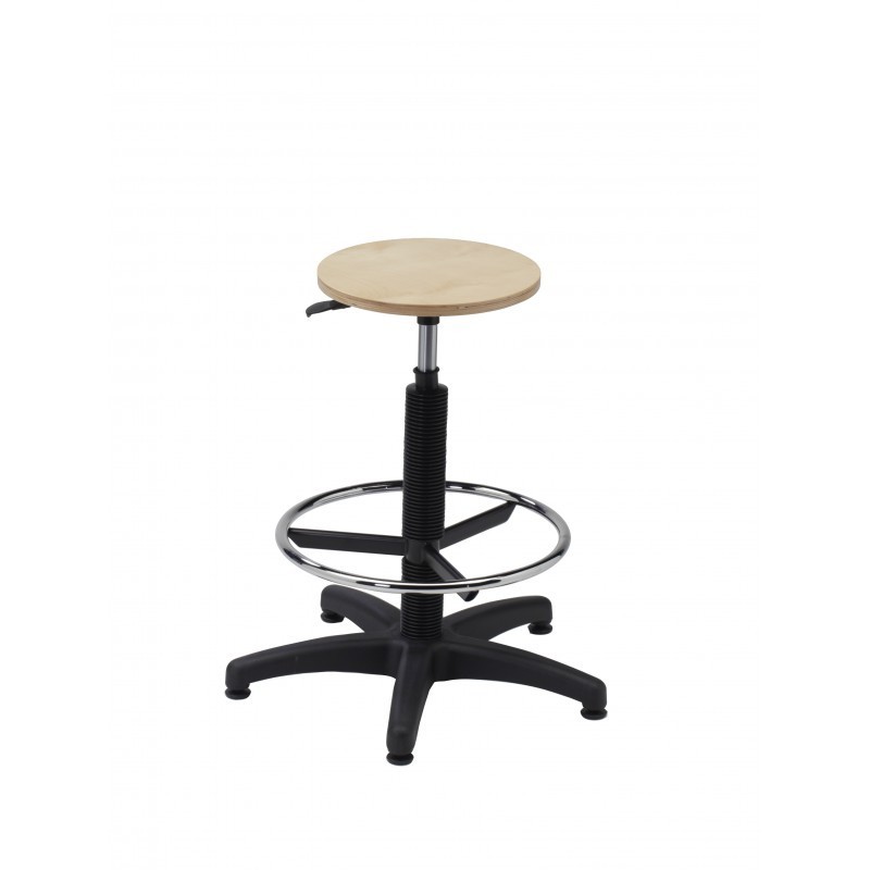 Taboret warsztatowy z podnóżkiem - TLM02-A2