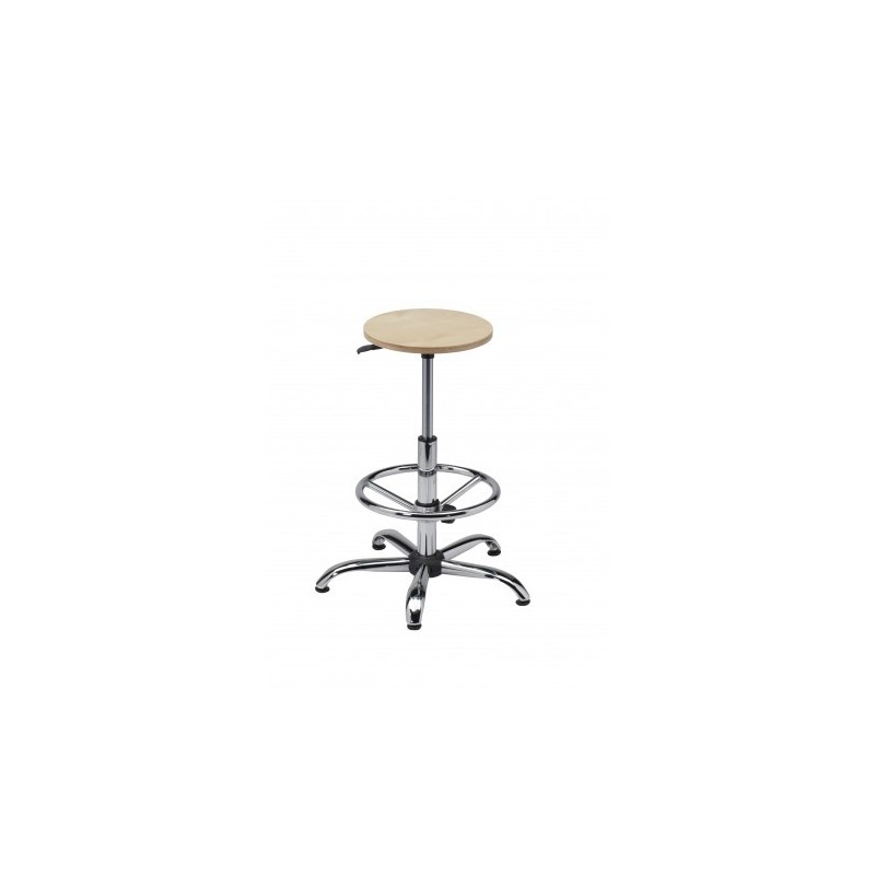 Taboret warsztatowy z podnóżkiem - TLM02-C3